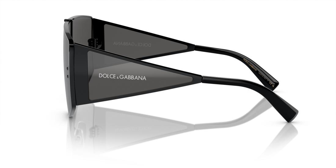 Dolce & Gabbana DG2305 (01/87) | Unisex Siyah Güneş Gözlüğü